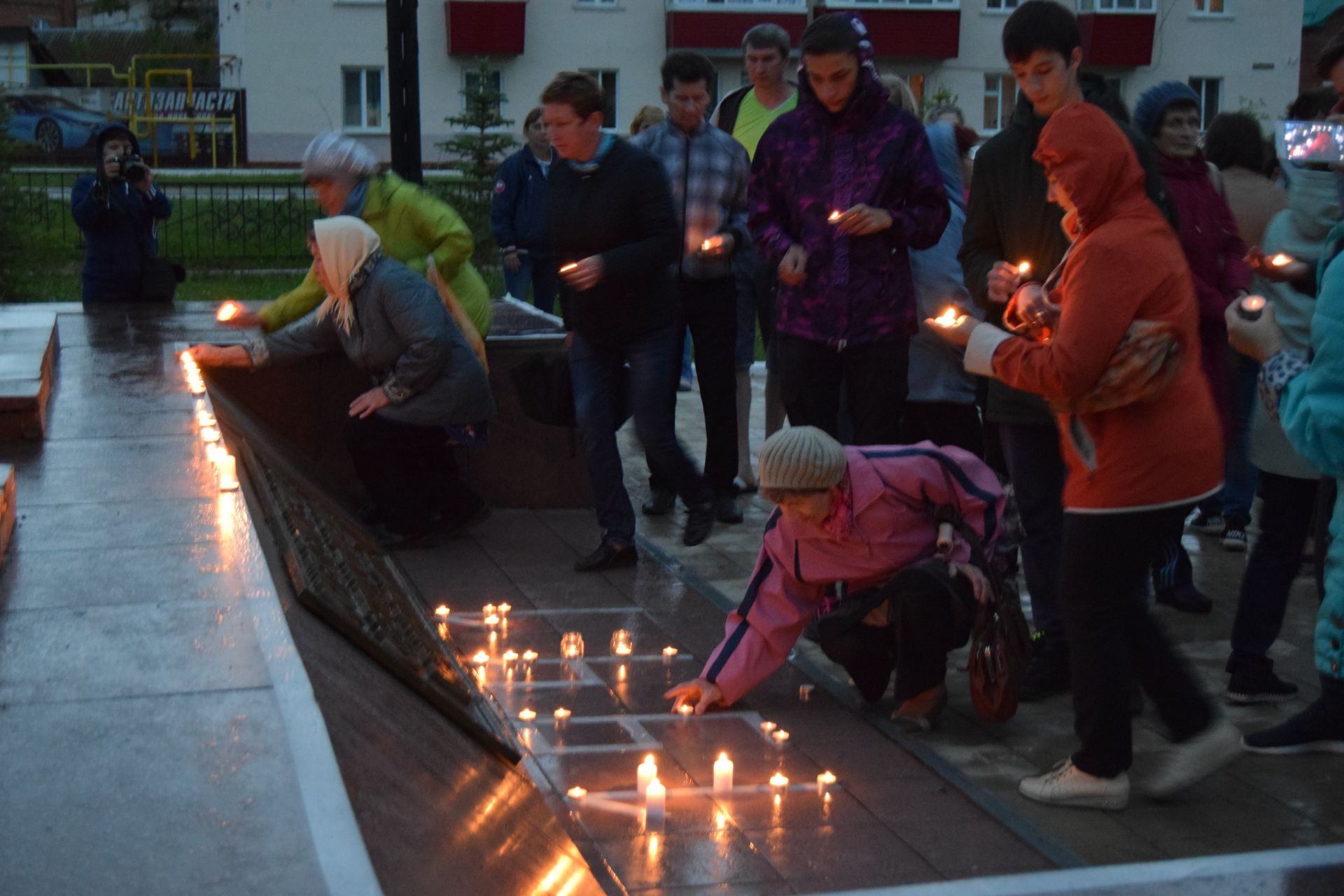 Ютазинцы – на акции «Свеча памяти»