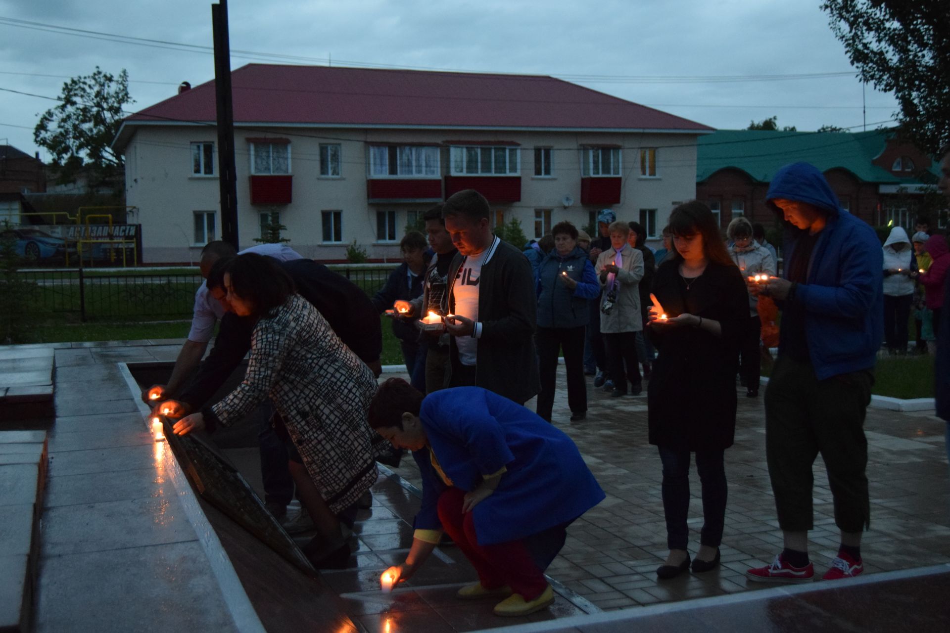 Ютазинцы – на акции «Свеча памяти»