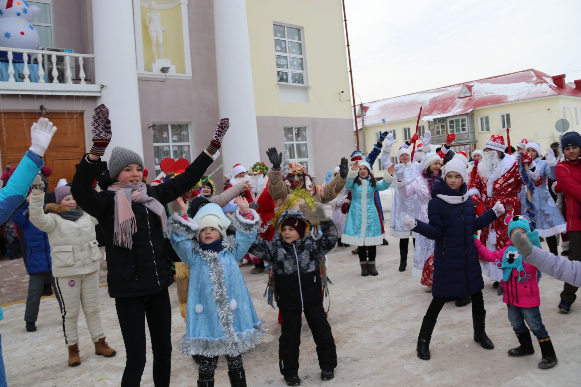 В Ютазинском районе - парад Дедов Морозов