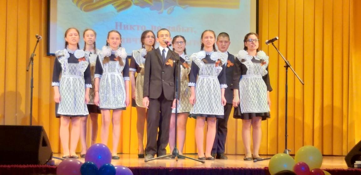 Сегодня  состоялся районный конкурс хоров "Салют Победы"