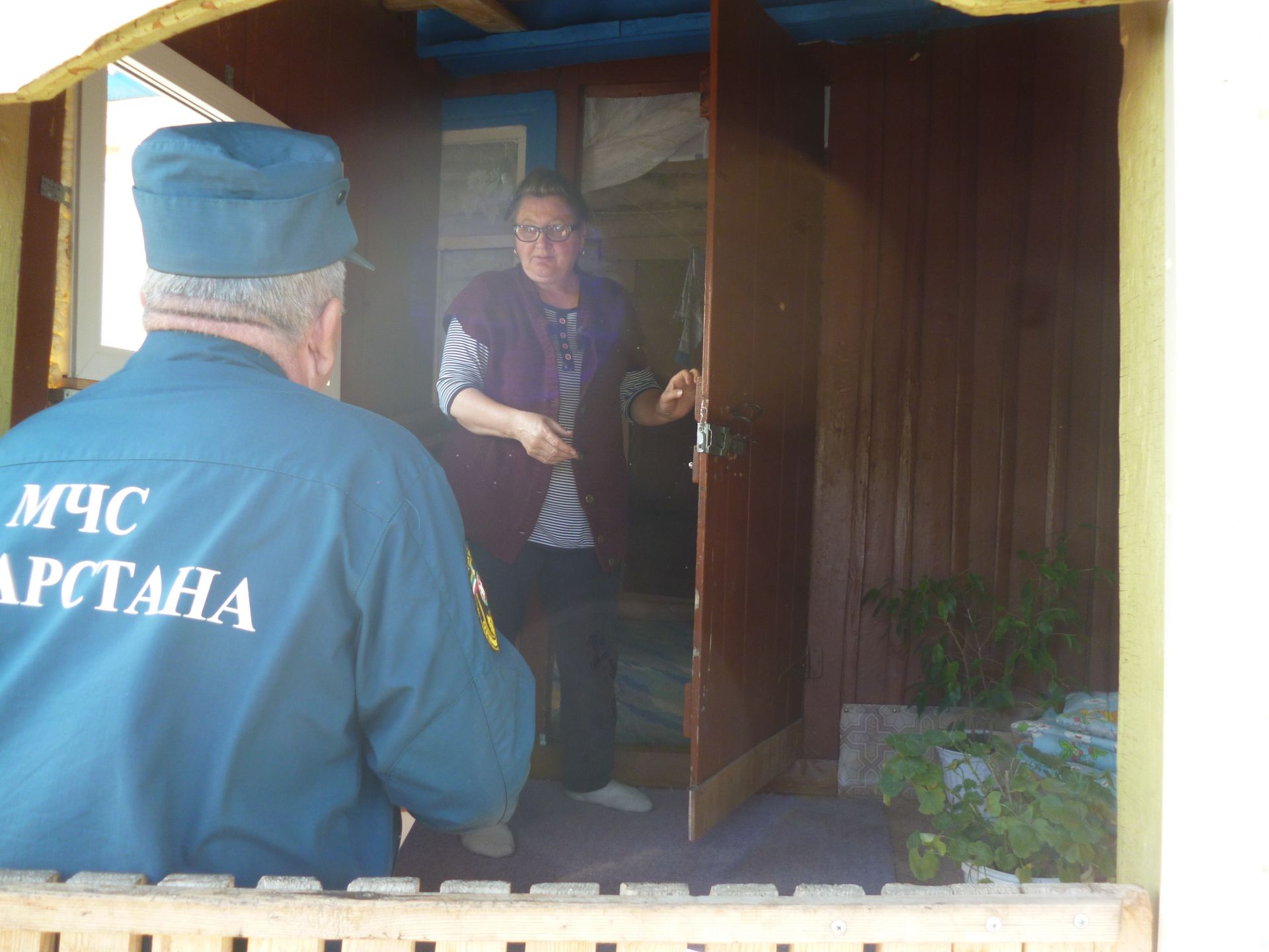 Работники ОП с. Ютаза по Ютазинскому муниципальному району  работают по обследованию частных домов