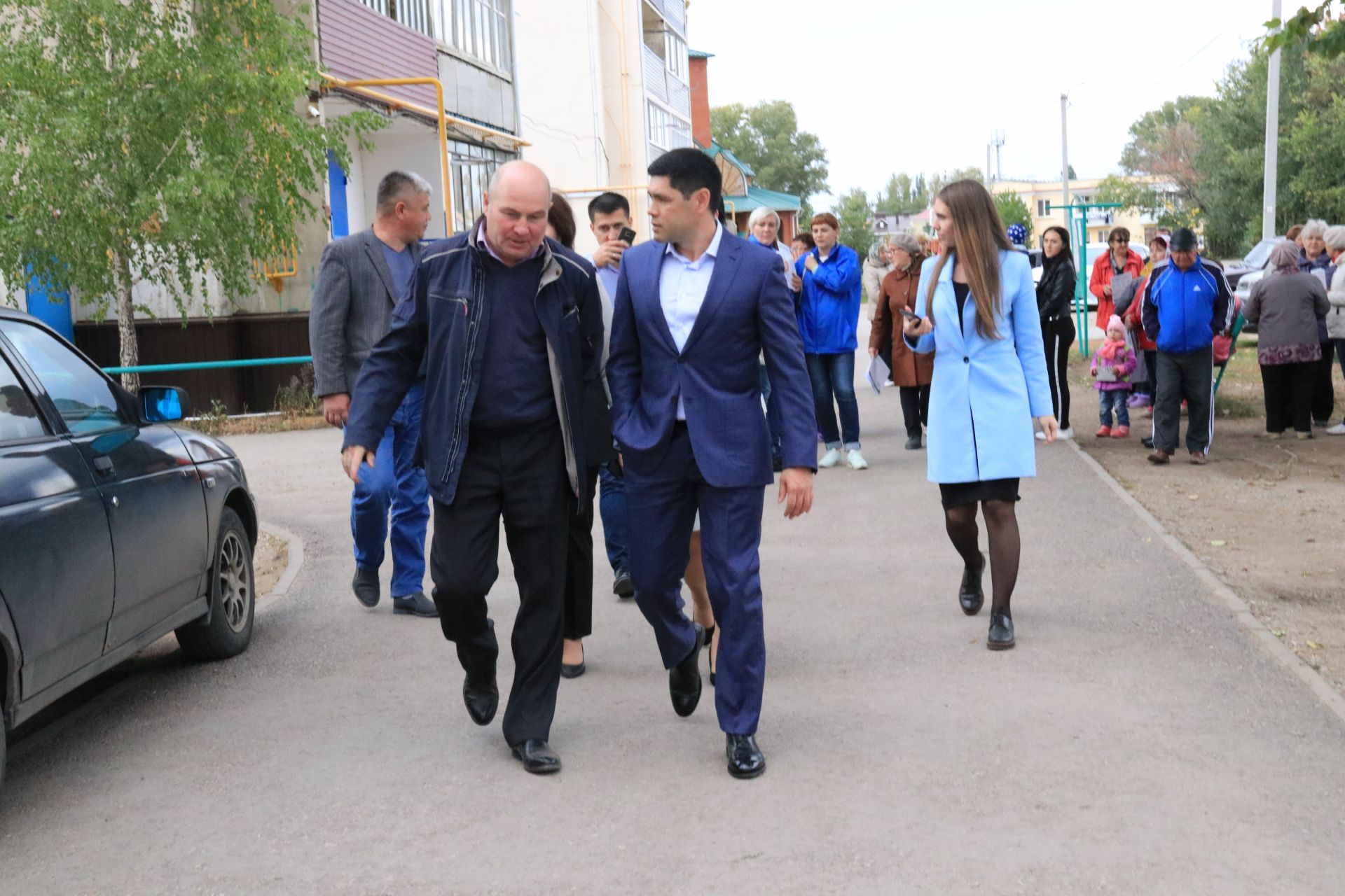 Ирек Салихов встретился с коммунальщиками и жителями поселка