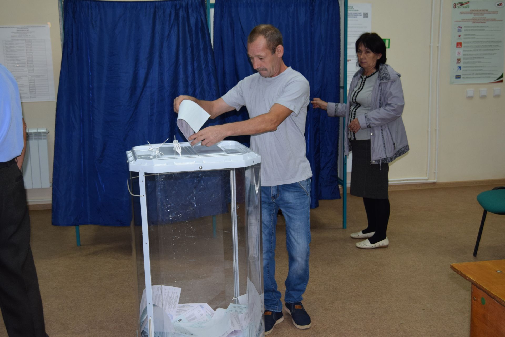 Выборы депутатов республики в Ютазинском районе проходят очень организованно