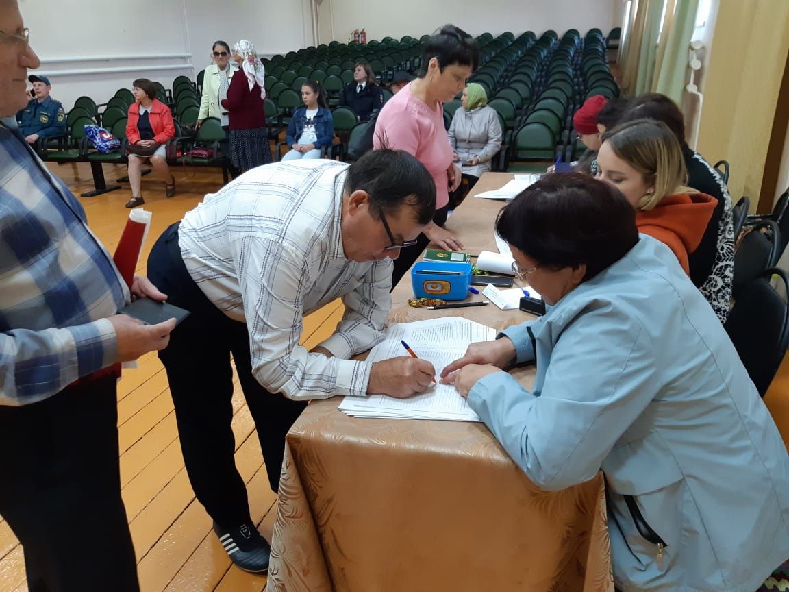 В селе Байряка Ютазинского района проголосовали 70 процентов избирателей