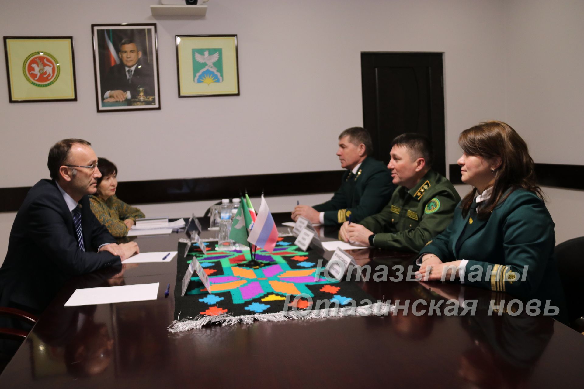 Ютазинский район с рабочим визитом посетил министр лесного хозяйства РТ Равиль Кузюров