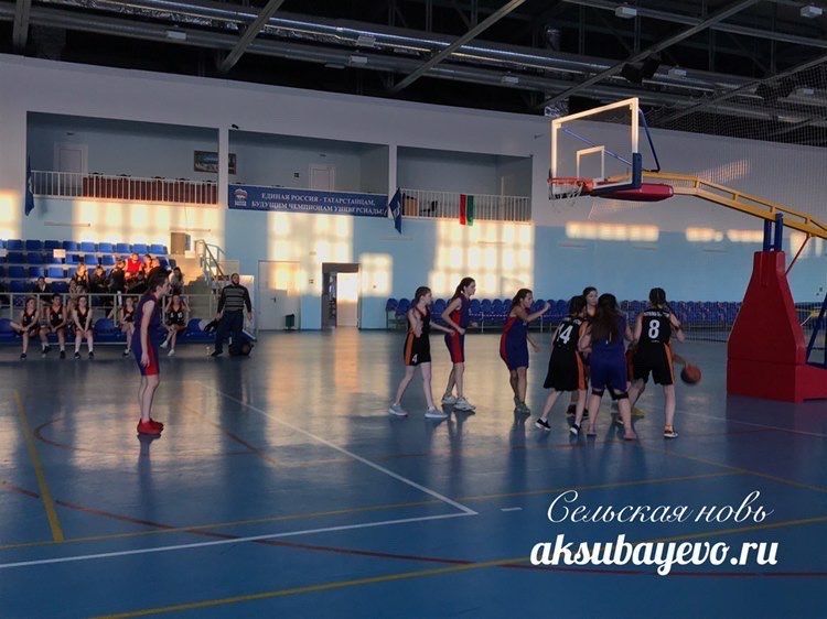 Ютазинские баскетболистки соревнуются на Первенстве Татарстана