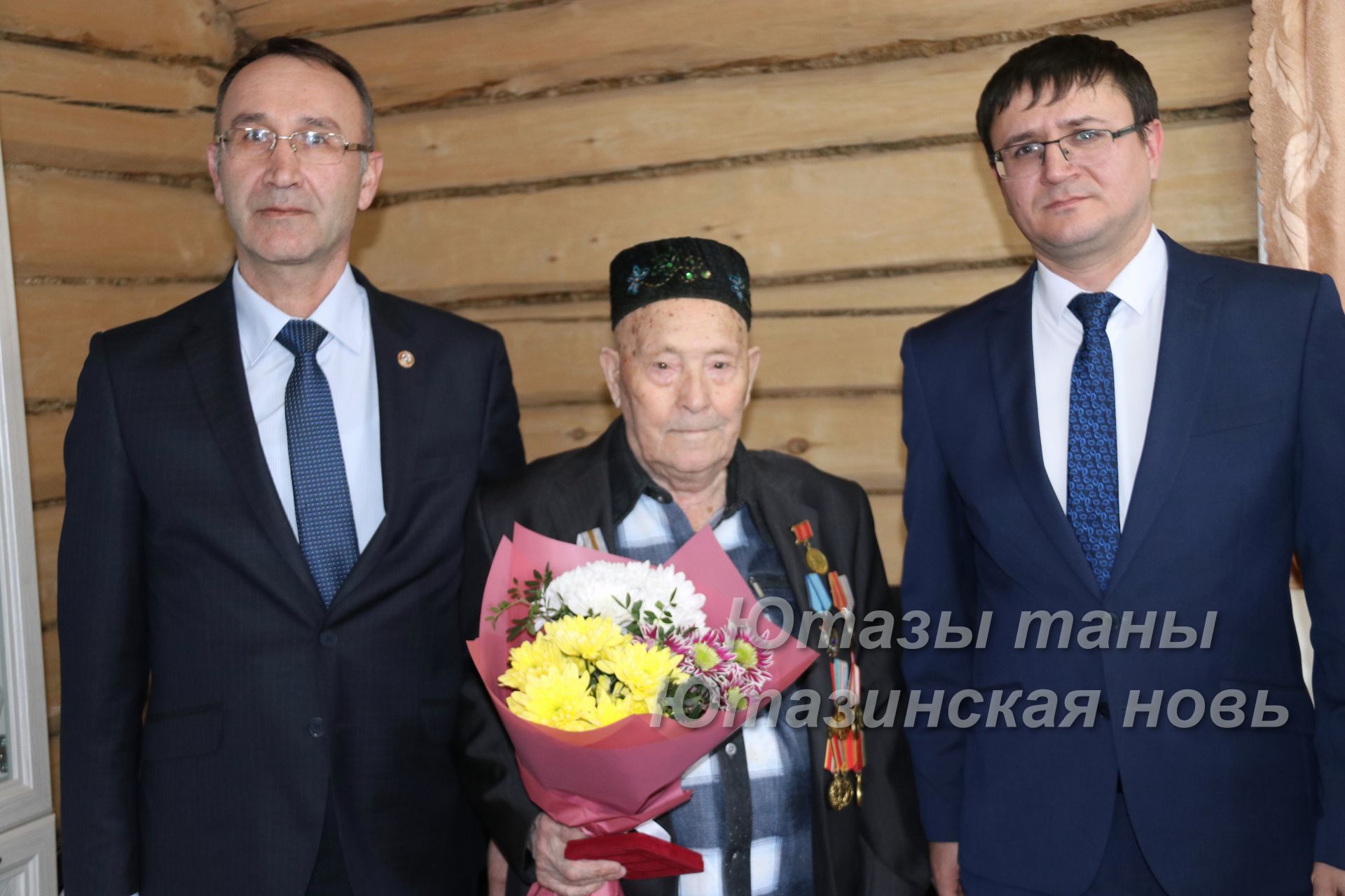 Ютазинским ветеранам вручили юбилейные медали и памятные знаки