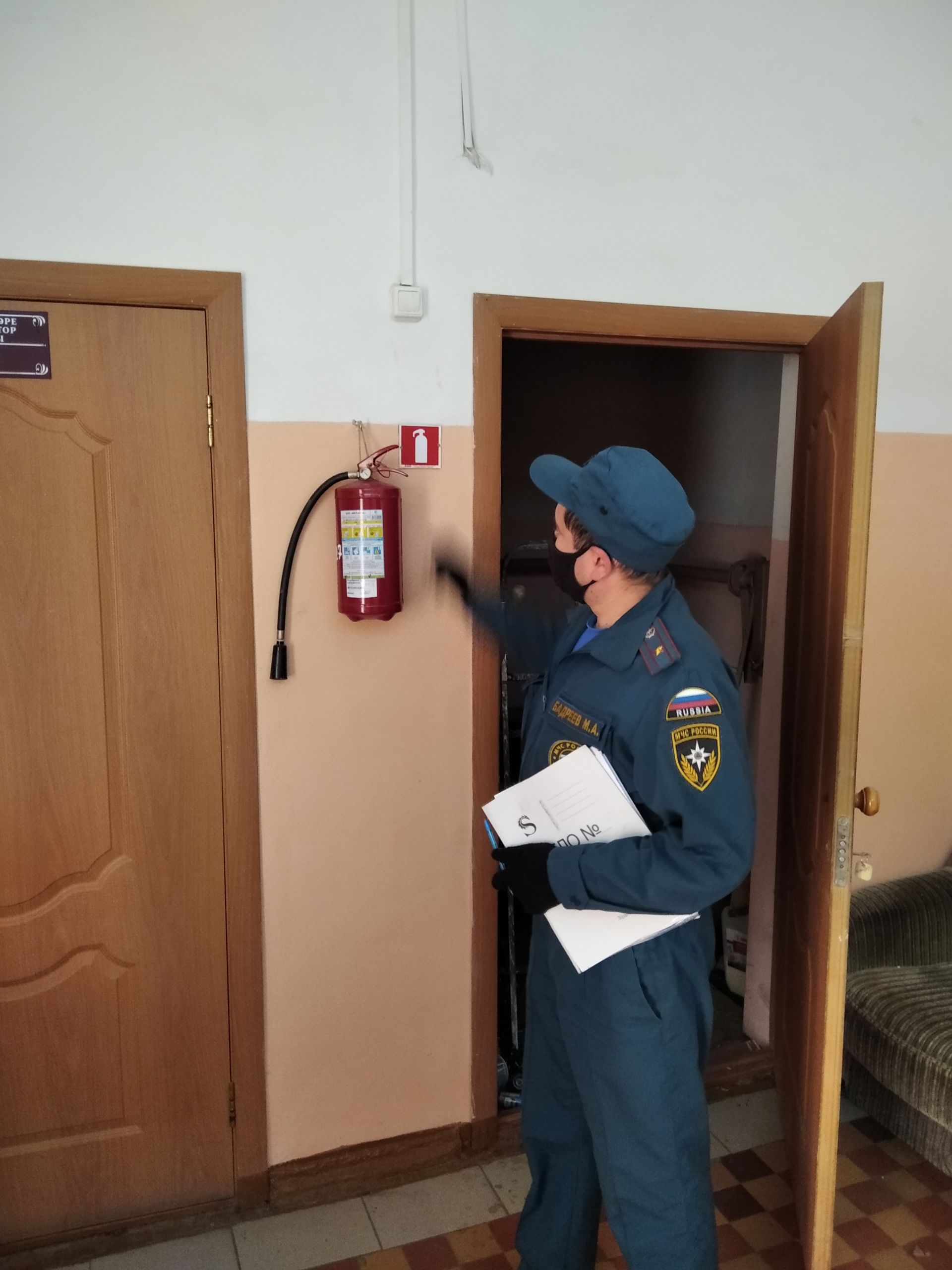 Проведено профилактическое обследование объектов выборов и обучение мерам пожарной безопасности членов избирательных комиссий