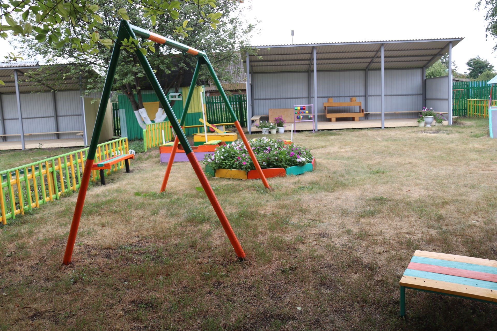 Капитальный ремонт в детском саду «Солнышко» на стадии завершения
