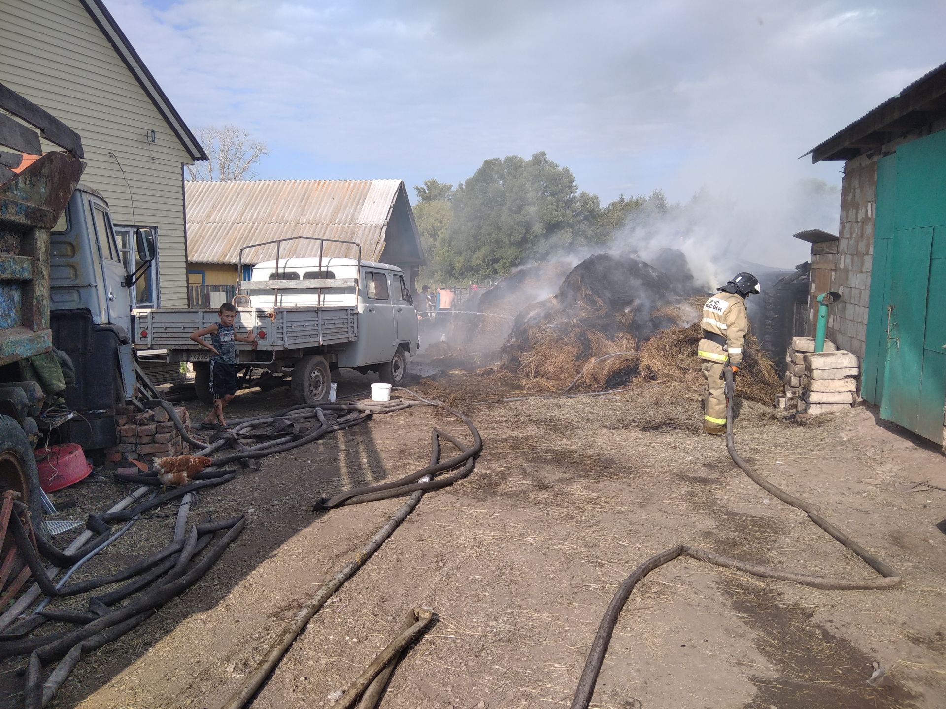 За прошлую неделю в Ютазинском районе произошло два пожара