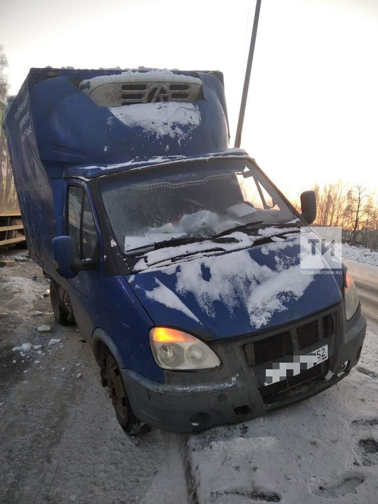 Авто превратилось в груду металла после столкновения с «ГАЗелью» на трассе в Татарстане