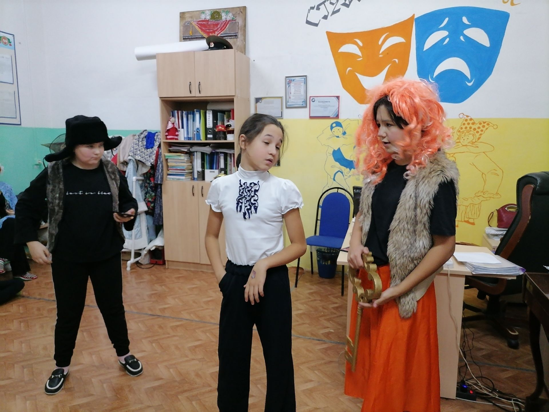 Воспитанники театральной студии «Юные таланты» с удовольствием посещают занятия