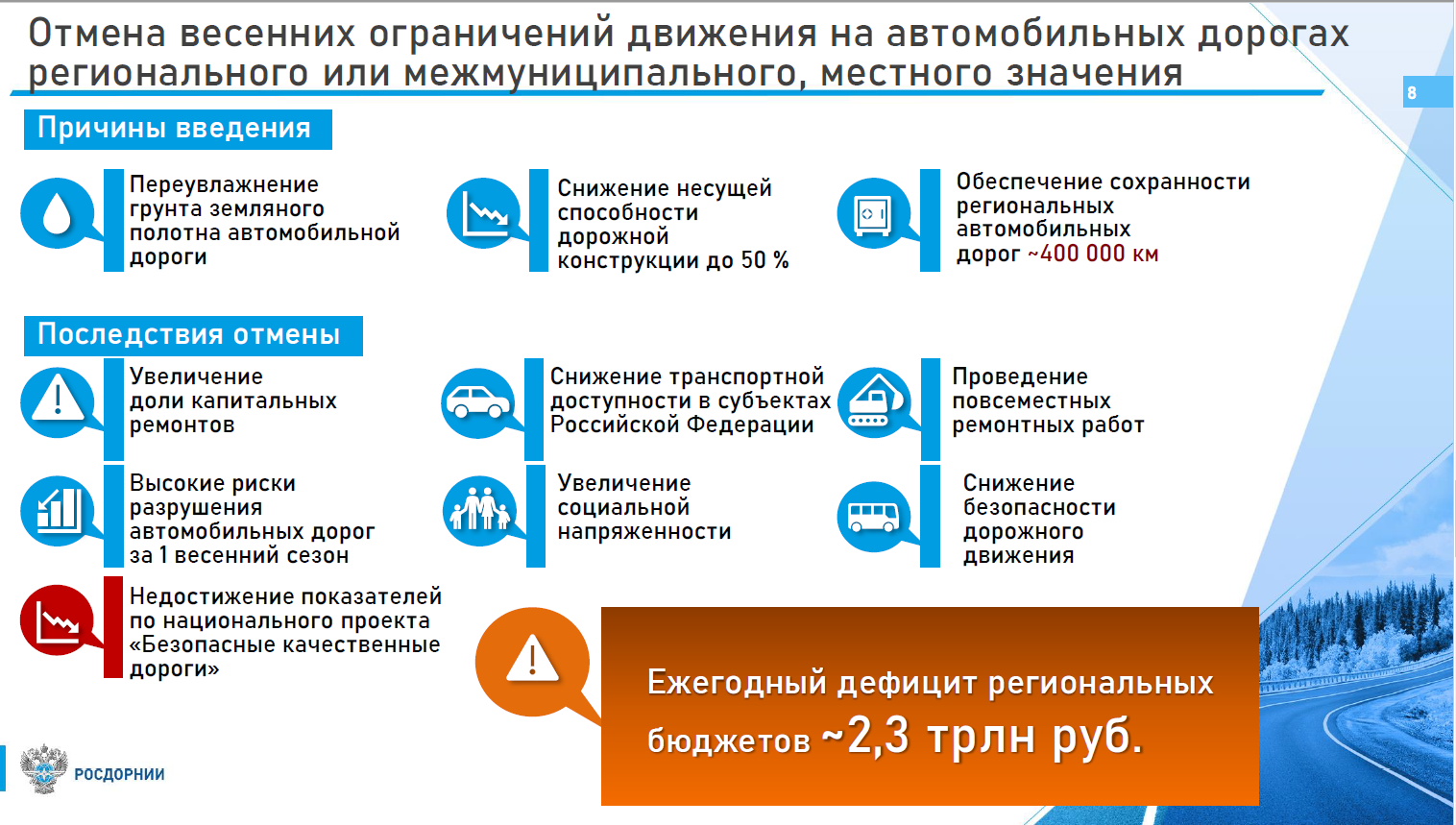 Грузовые машины «убивают» дороги