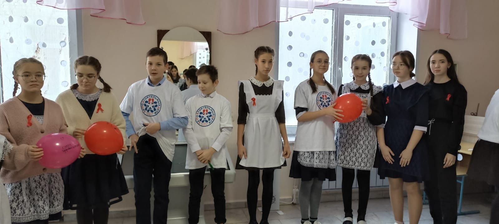 В Байрякинской школе прошло мероприятие в честь Дня борьбы со СПИДом