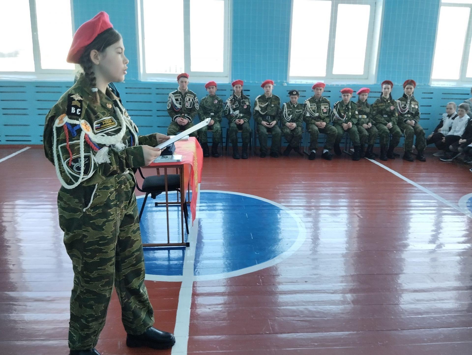 Сегодня в Байрякинской школе состоялась встреча с майором