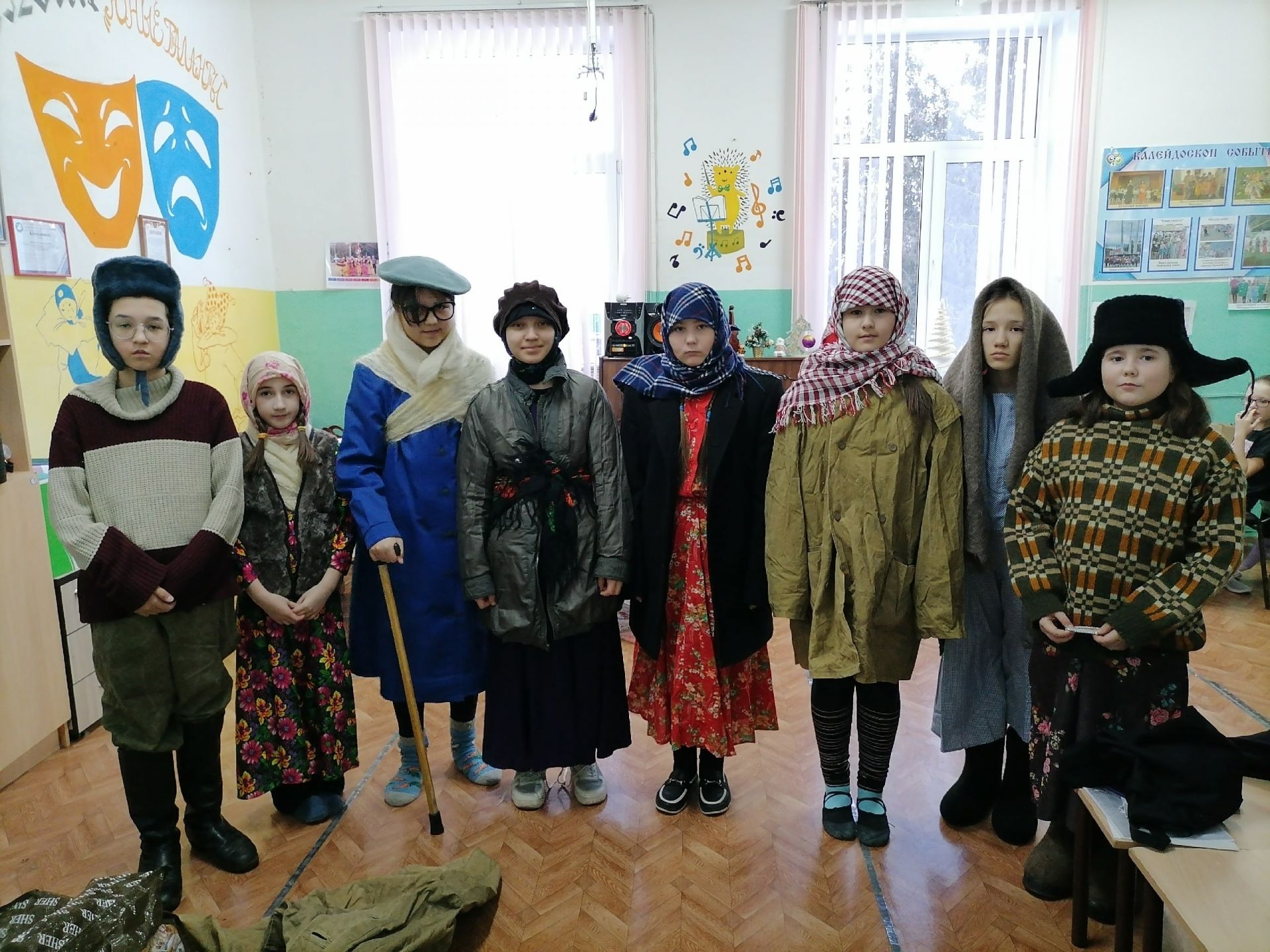 В студии «Юные таланты» прошла съёмка эпизодов спектаклей «Дети блокадного Ленинграда»