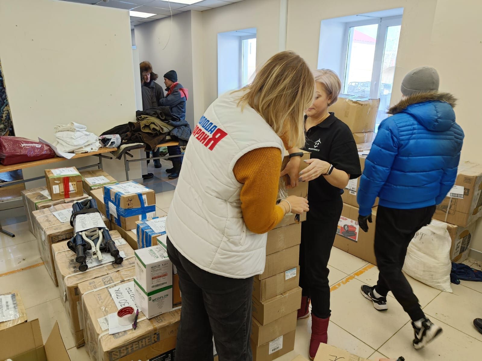 Гуманитарная помощь от Ютазинского района  отправилась в зону СВО