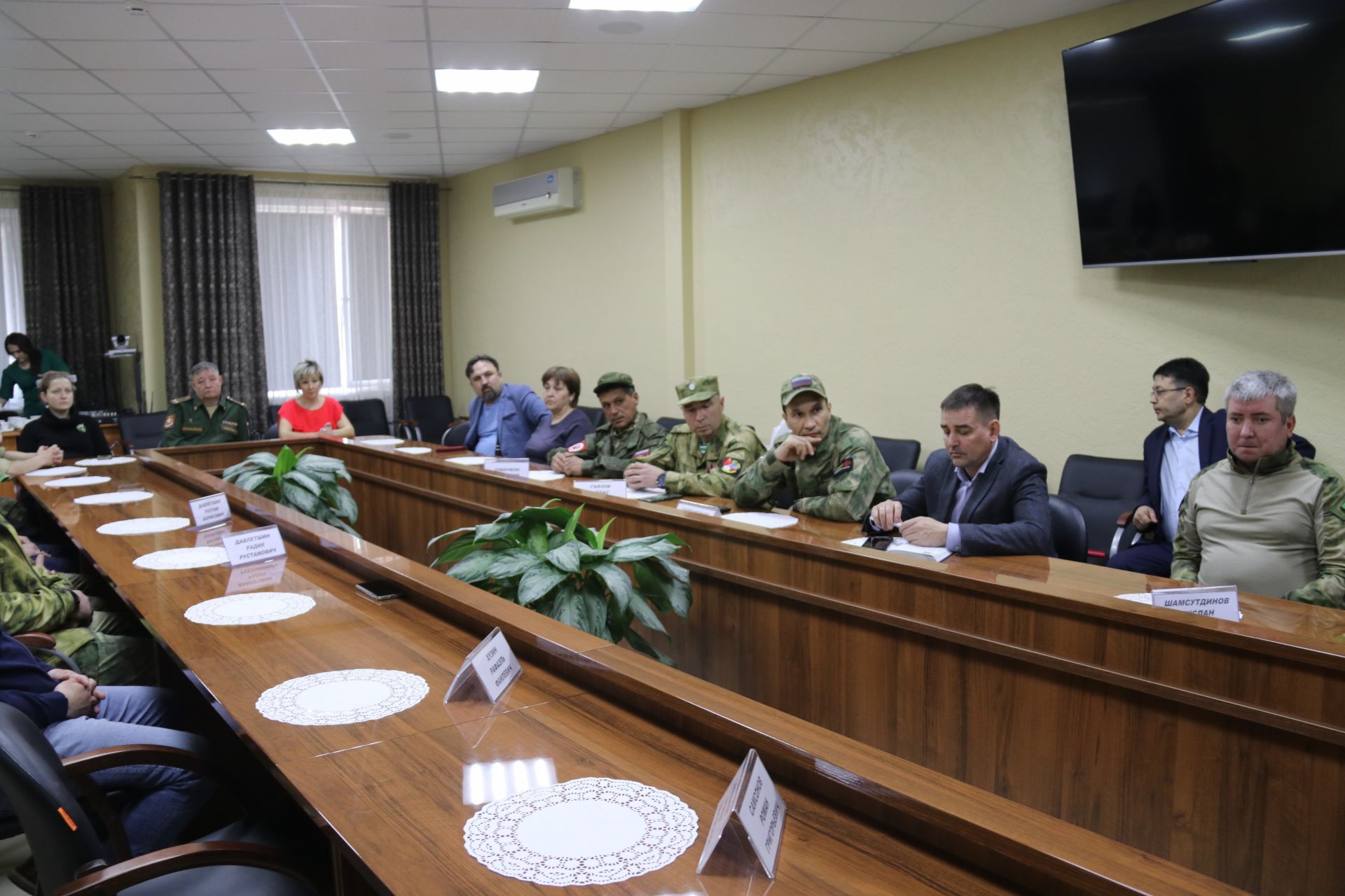 Мобилизованные встретились с главой района