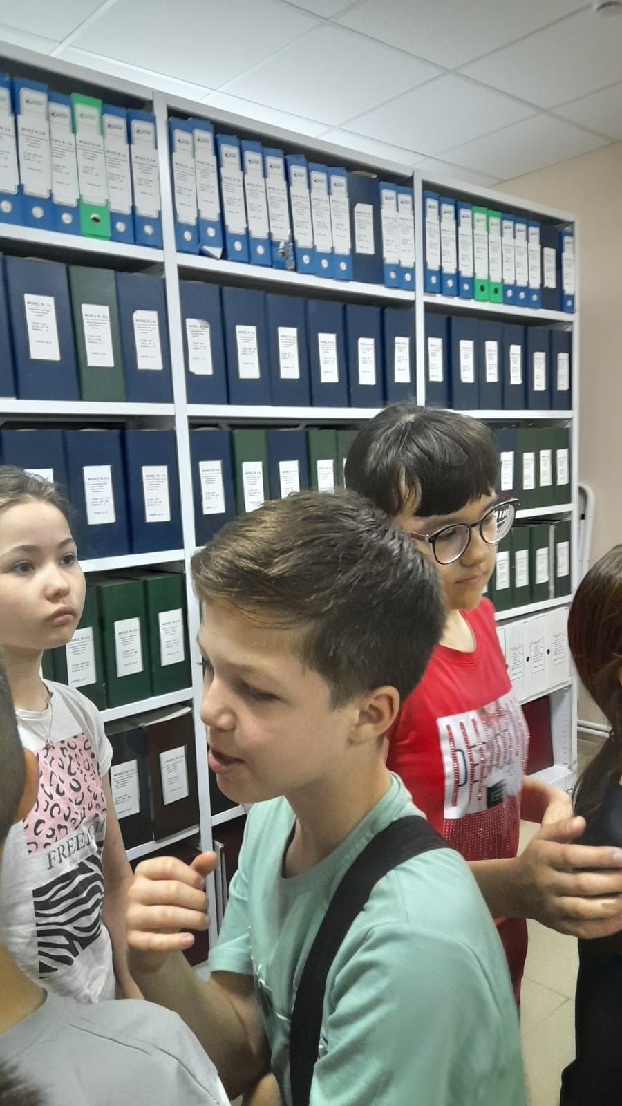 Уруссинские школьники побывали в архиве района