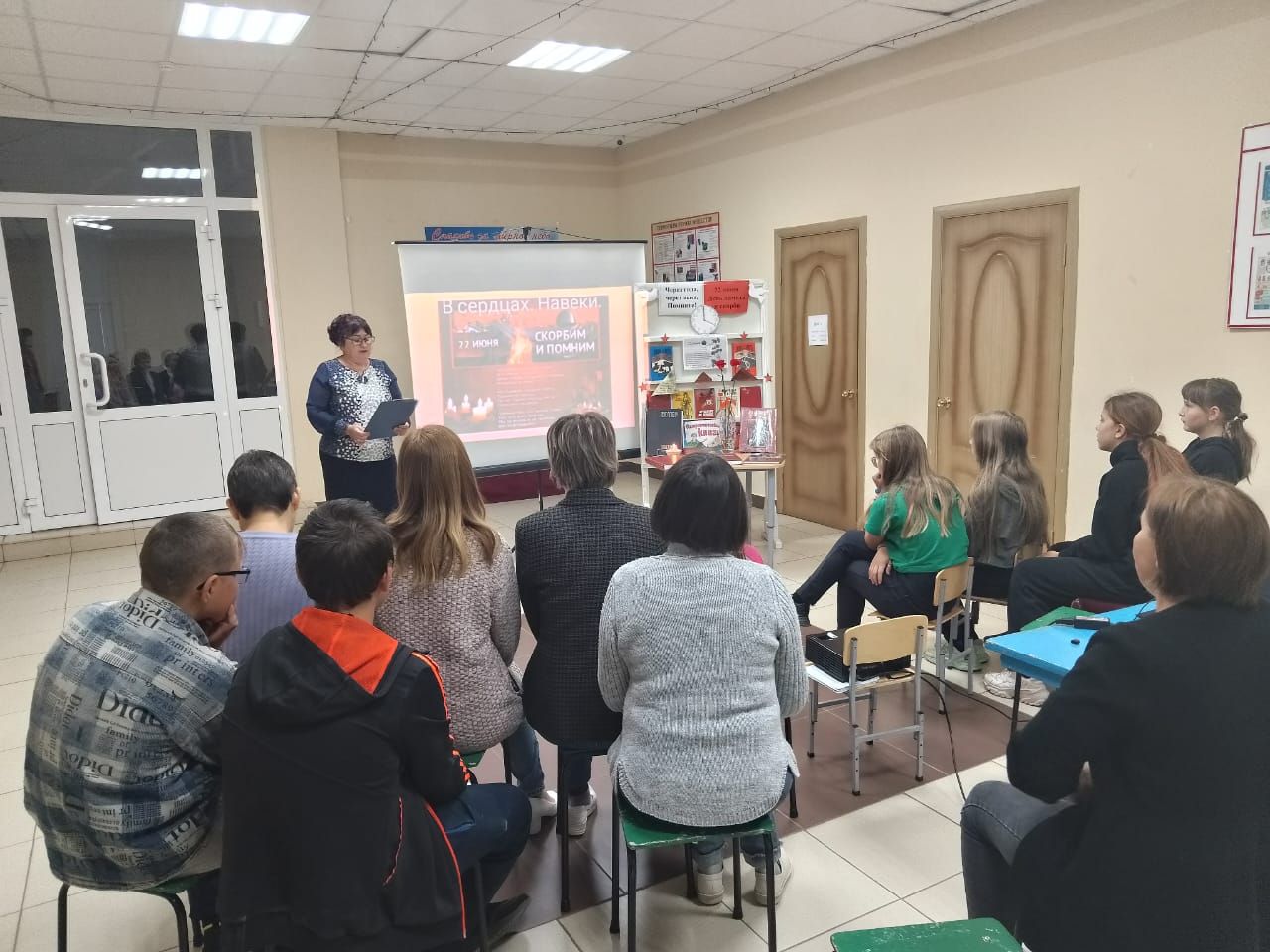 В Каракашлинской сельской библиотеке провели урок памяти «За час до рассвета»
