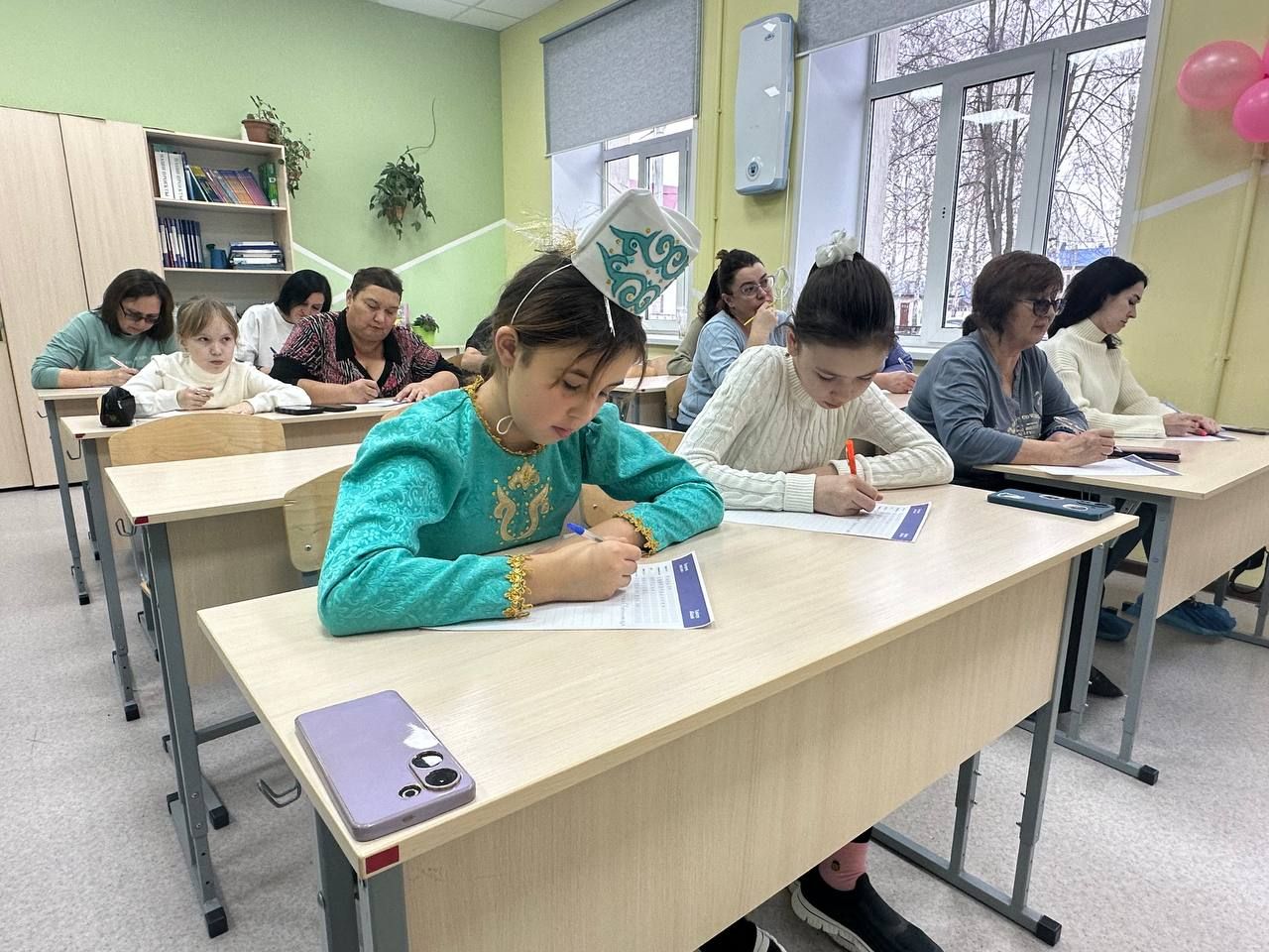 На базе Уруссинской  начальной школы прошел «Татарча диктант»