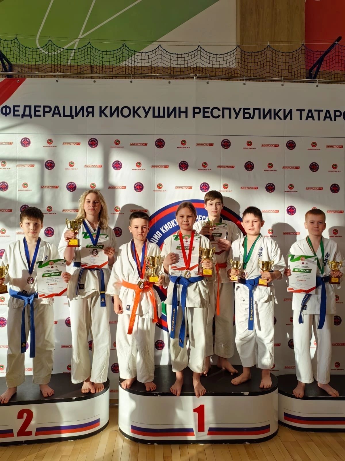 Юные каратисты СШ «Олимп» стали призерами республиканского соревнования