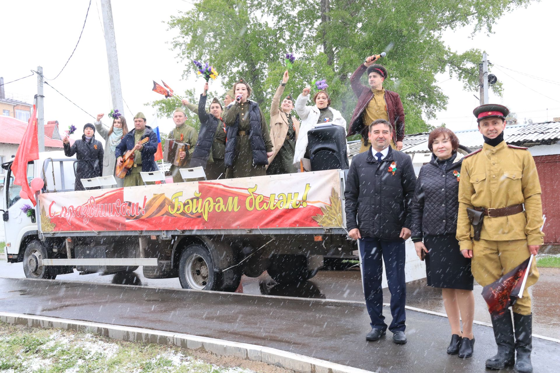 В Ютазинском районе 9 Мая чествовали участников ВОВ