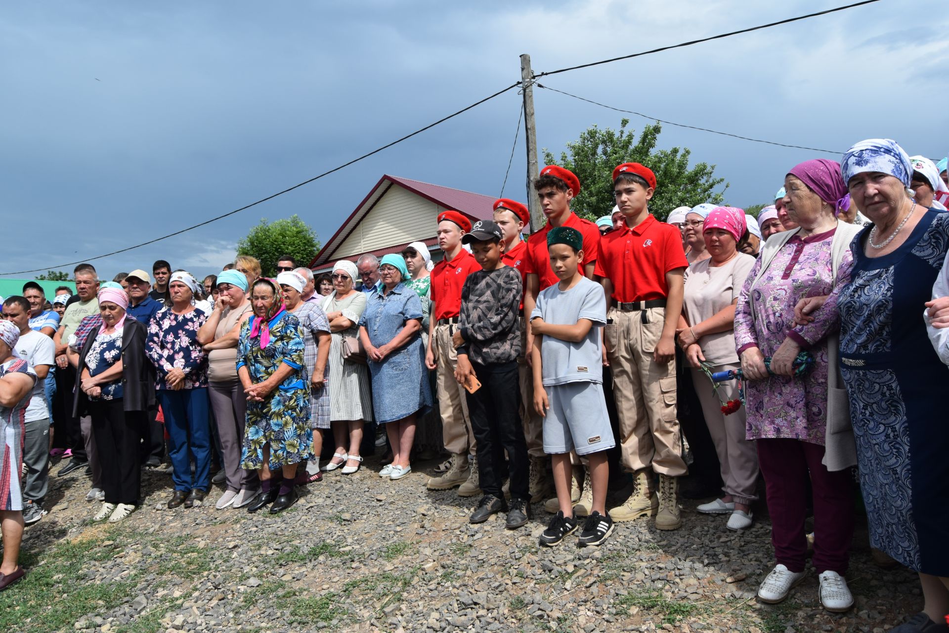 Жители района попрощались с погибшим в СВО земляком