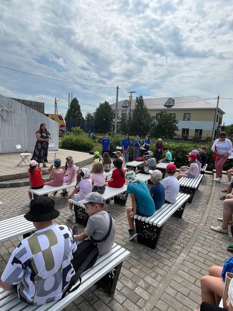 Мероприятие патриотической направленности прошло в Уруссинском парке «Семейный»