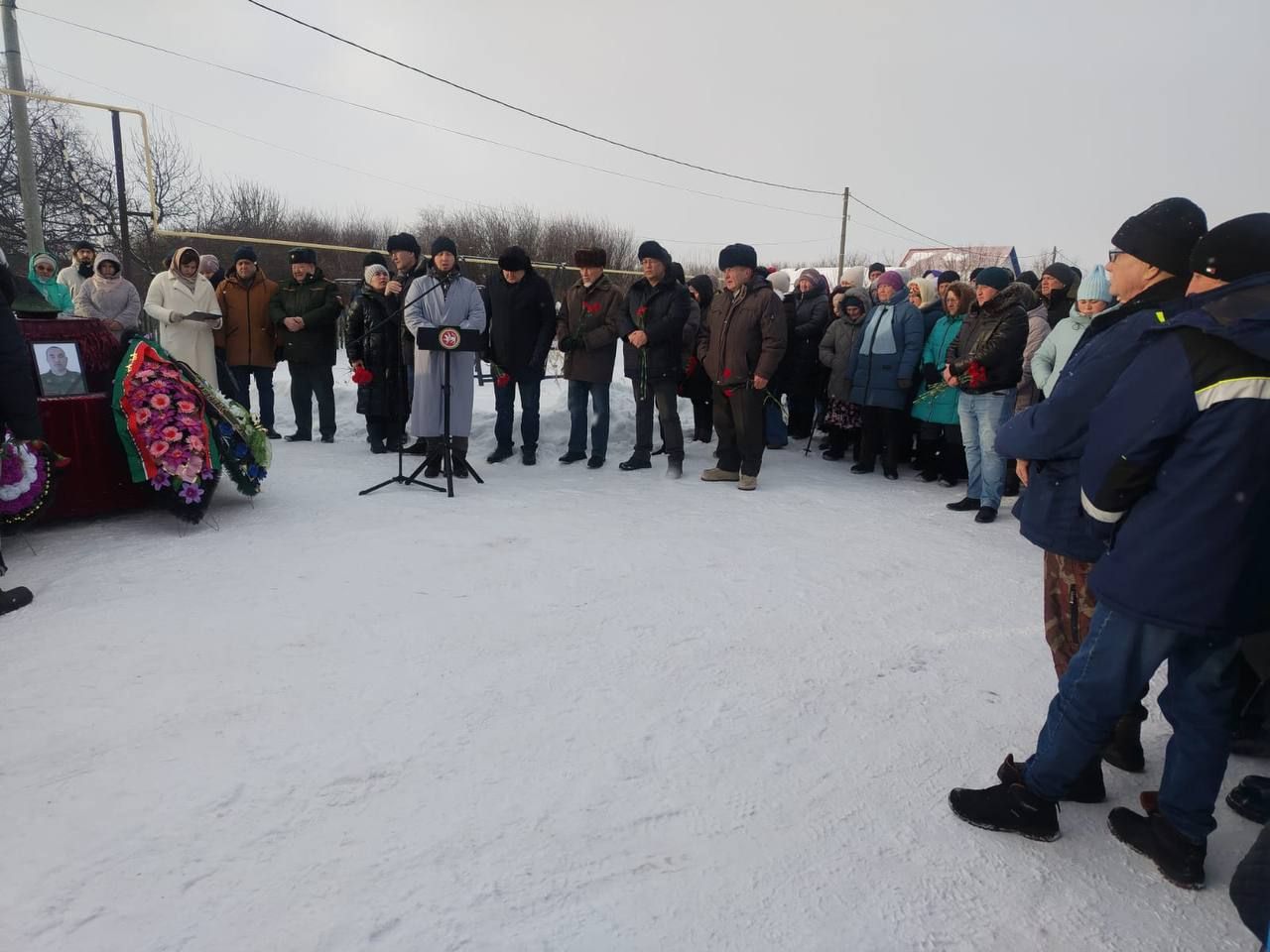 Простились с байрякинцем, погибшим на СВО - Ришатом Мукатдисовичем  Ганиевым