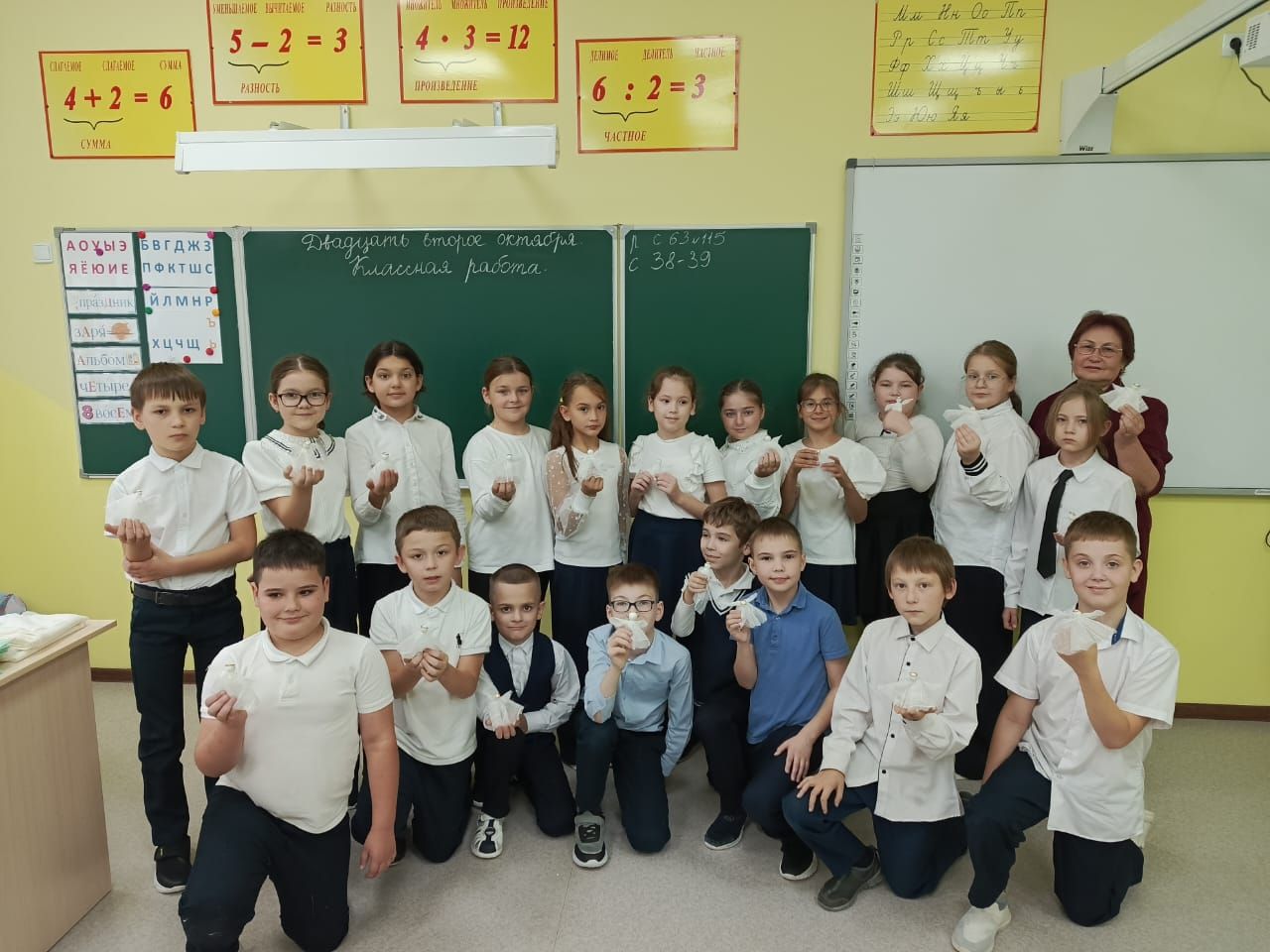 Уруссинские ангелочки полетели к бойцам