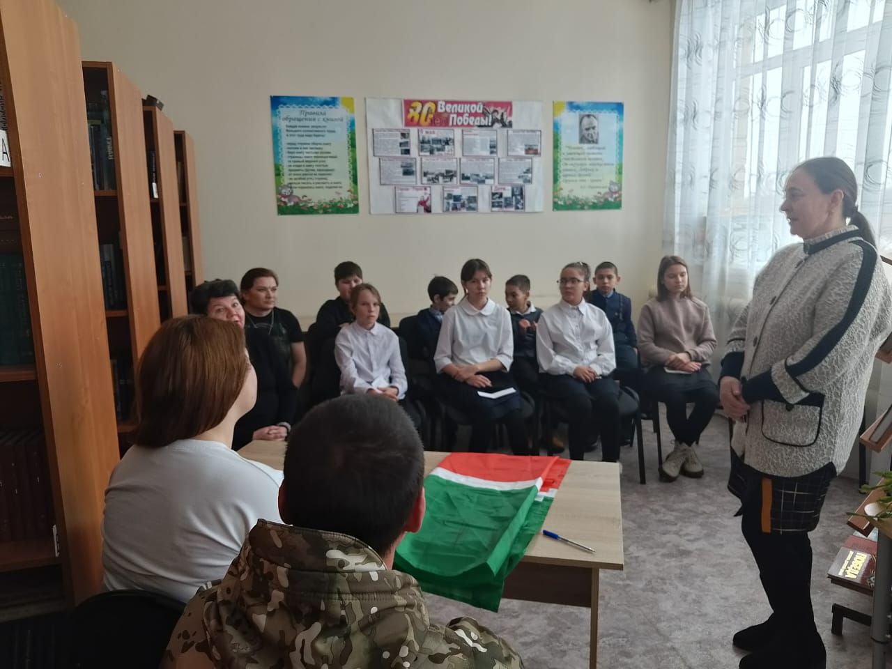 В Каракашлинской сельской библиотеке состоялась встреча с участником специальной военной операции