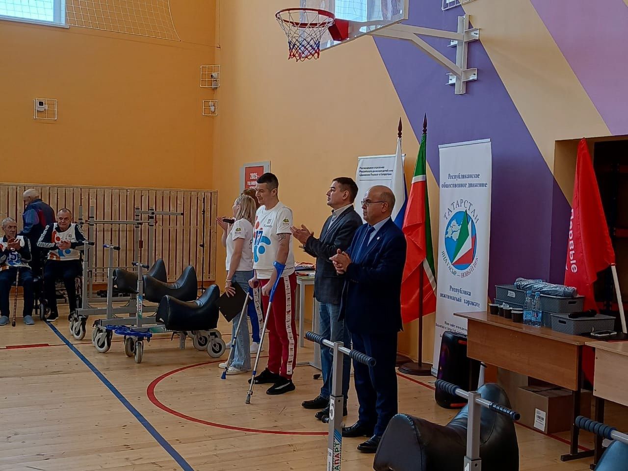 В Ютазинской школе - соревнования в рамках проекта “Центр реабилитации на колесах”