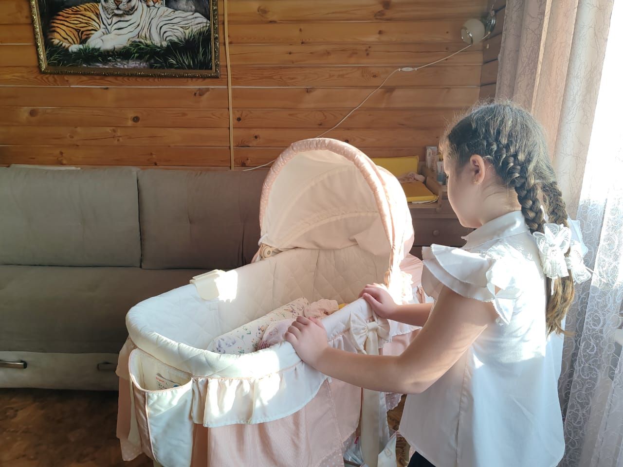 В семье участника СВО родилась третья дочь, которую назвали Сафиной