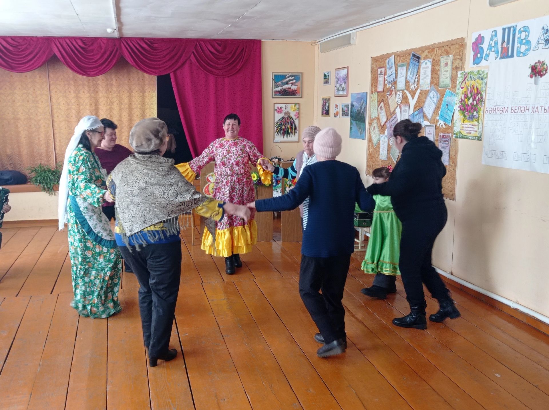 Весеннее торжество в Кряш-Булякском сельском клубе,праздник обновления и единения