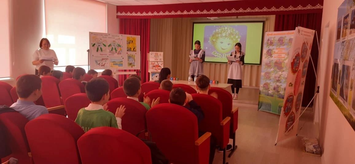 В Каразерикской школе отметили День Земли: экологический праздник объединил школьников и экологов