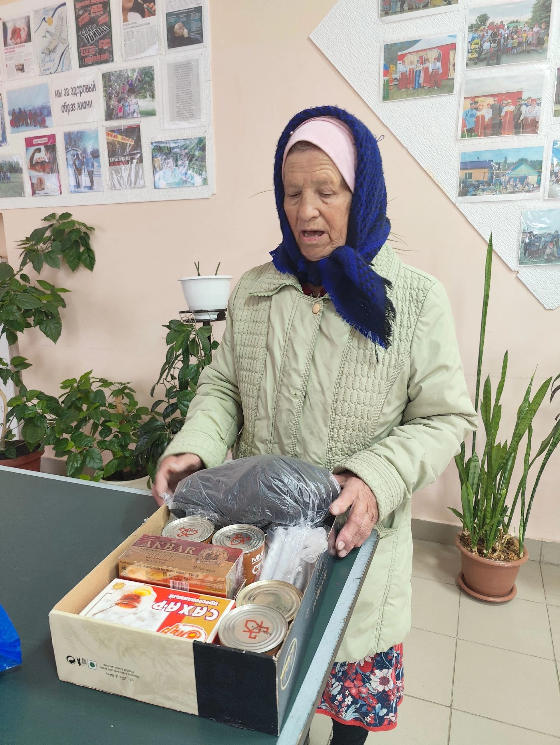 Жители села Подгорный организовали акцию «Мы рядом» в поддержку участников СВО