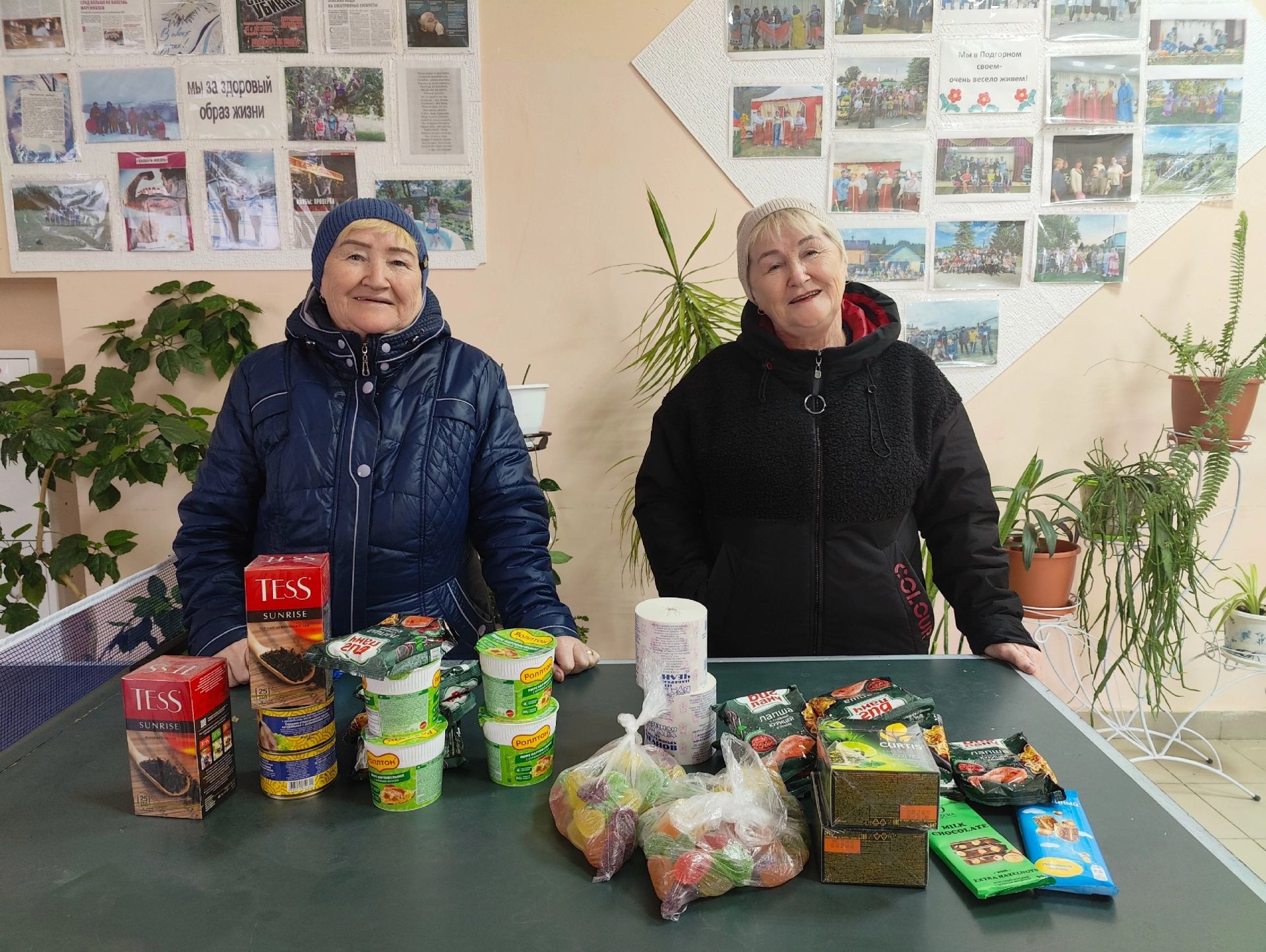 Жители села Подгорный организовали акцию «Мы рядом» в поддержку участников СВО