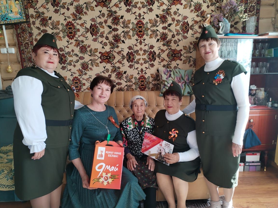 Ветеранов Ютазинского района поздравили с наступающим Днем Победы