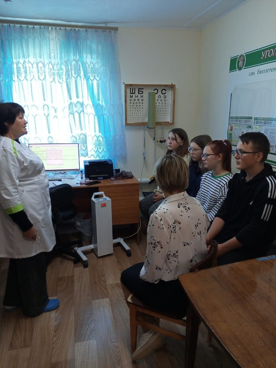 Лекция о донорстве в Каракашлинской школе
