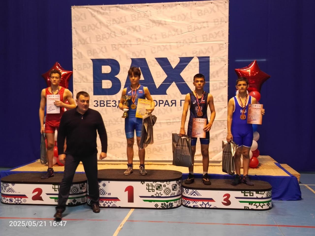 Юные борцы «Олимпа» завоевали медали на турнире BAXI