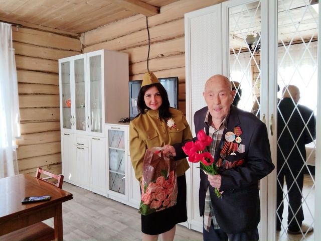 Посещение ветерана и акция памяти