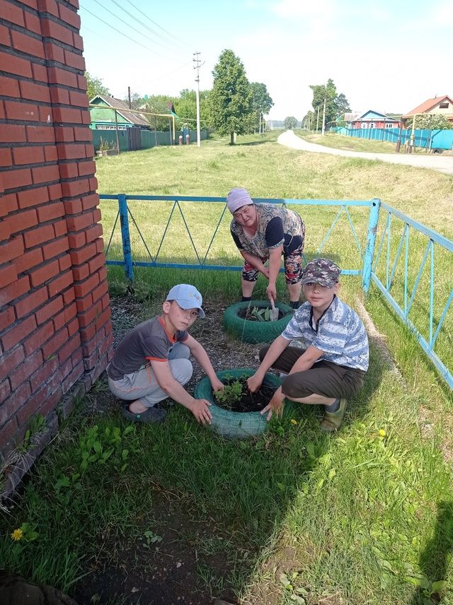 Экологический час в деревне Кряш-Буляк