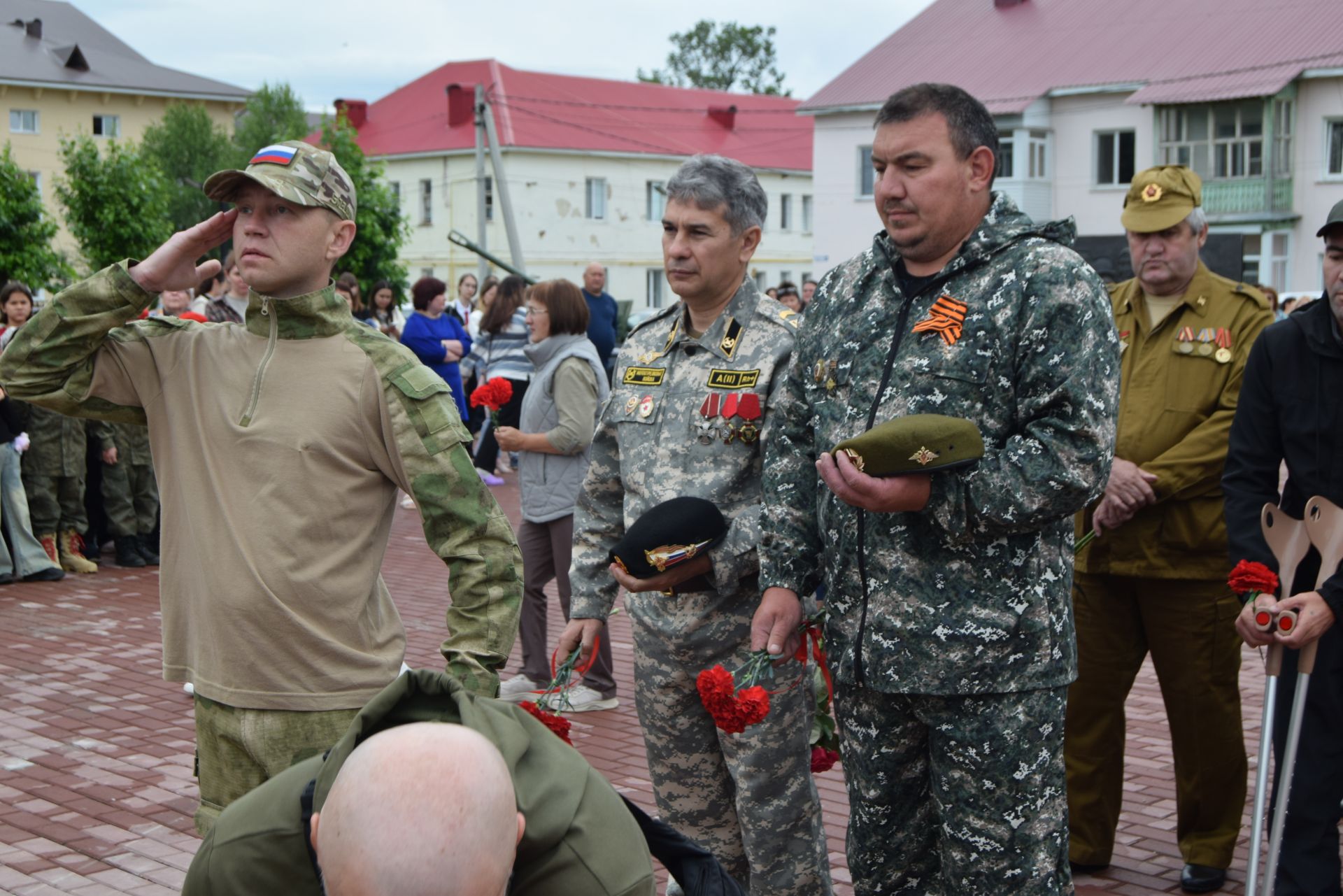 В Уруссу отметили День ветеранов боевых действий