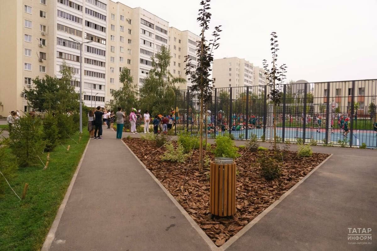 Программа «Наш двор» в Татарстане выполнена на 63%