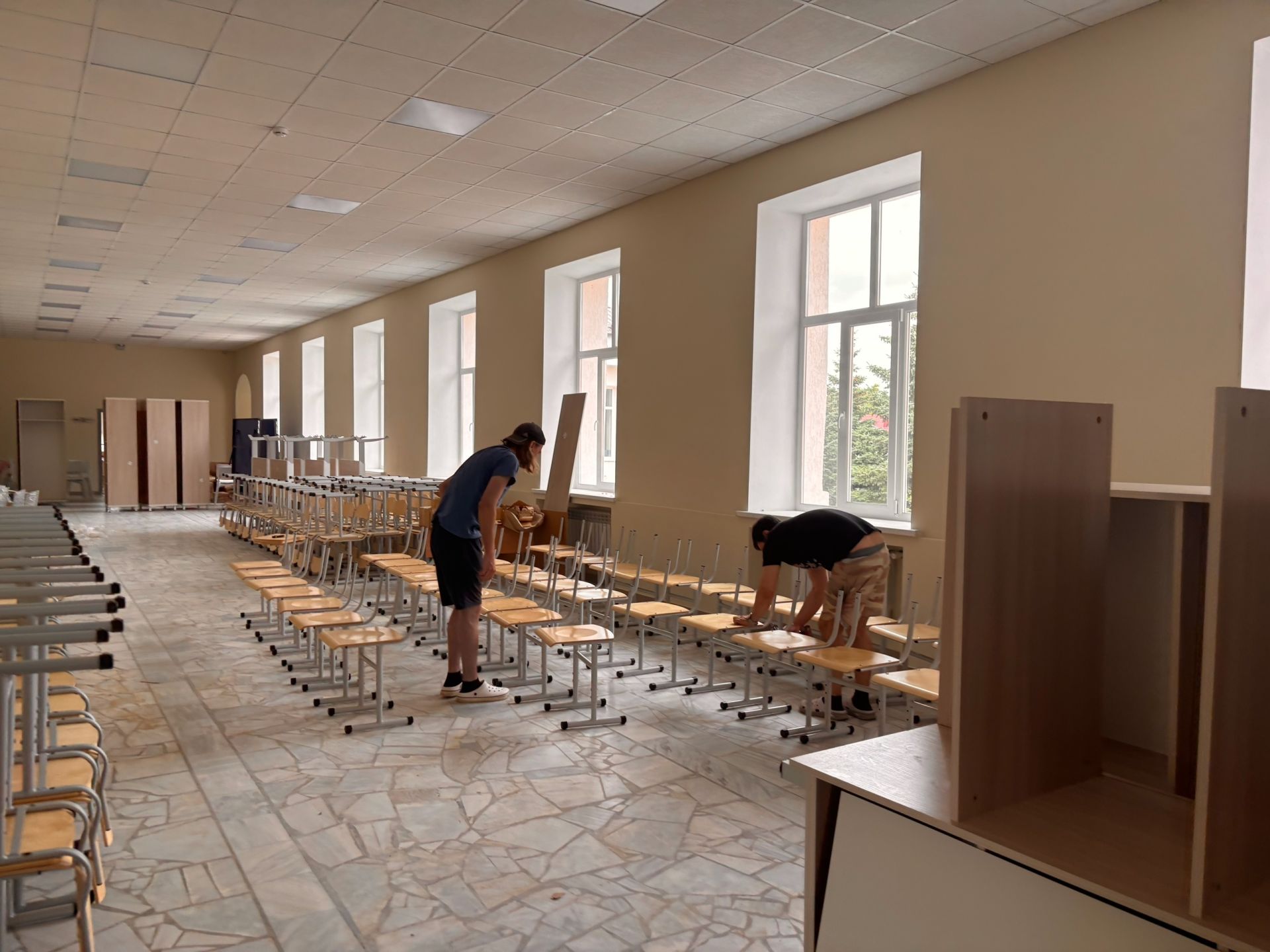 В Уруссинской школе №2 кипит работа