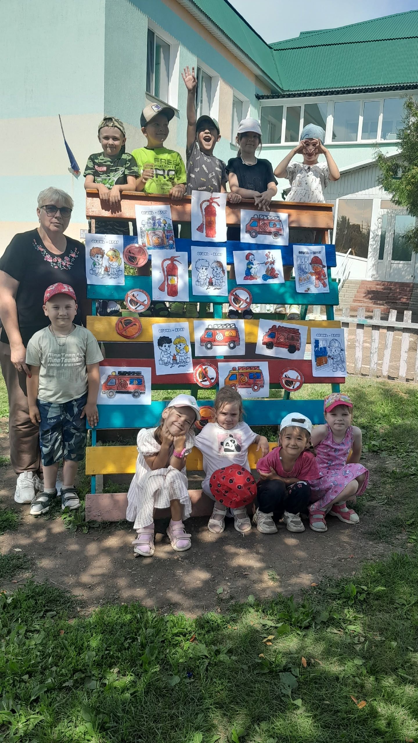 В детском саду Уруссу прошла беседа о пожарной безопасности