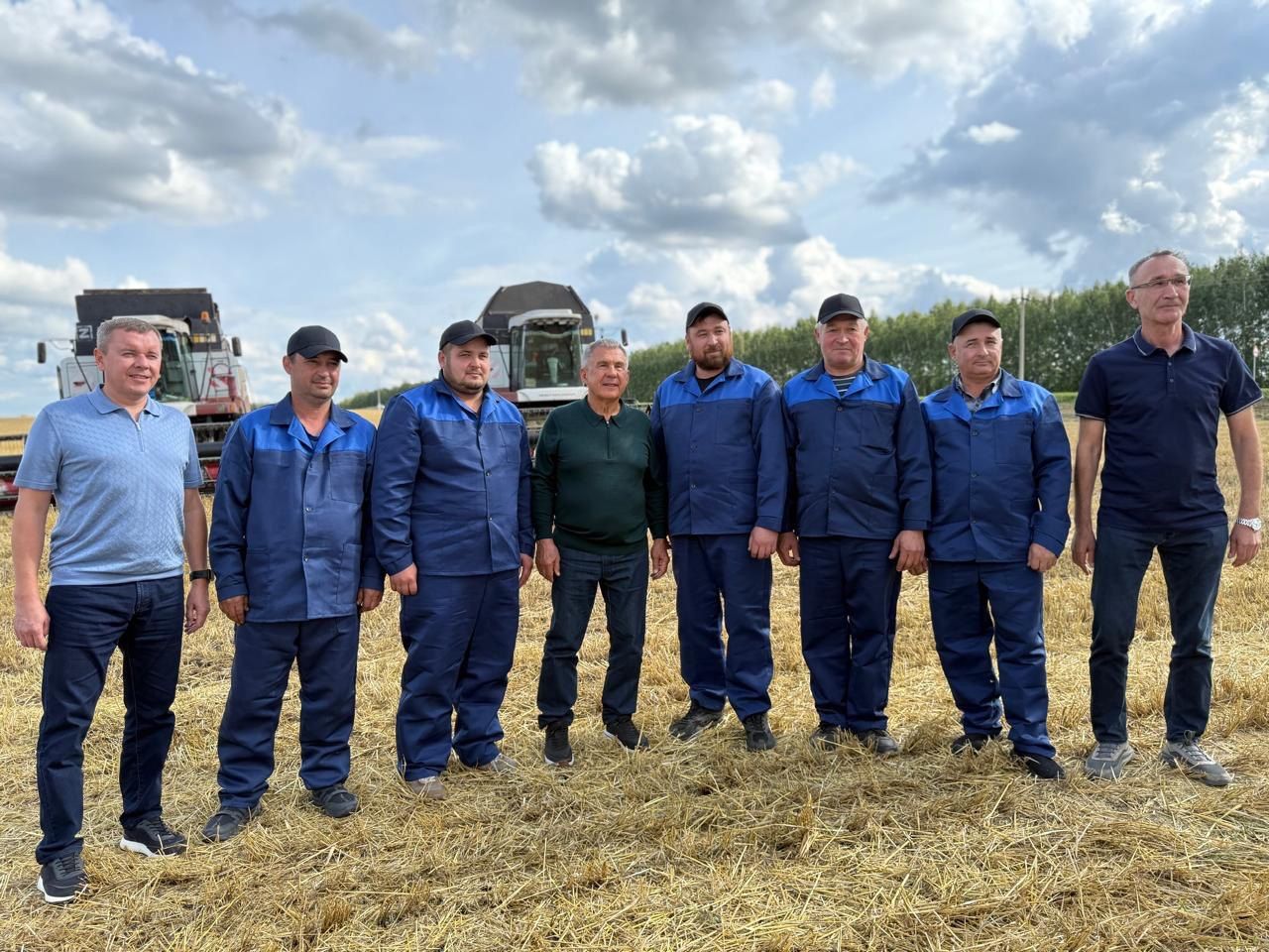 Рабочий визит Минниханова в Ютазинский район