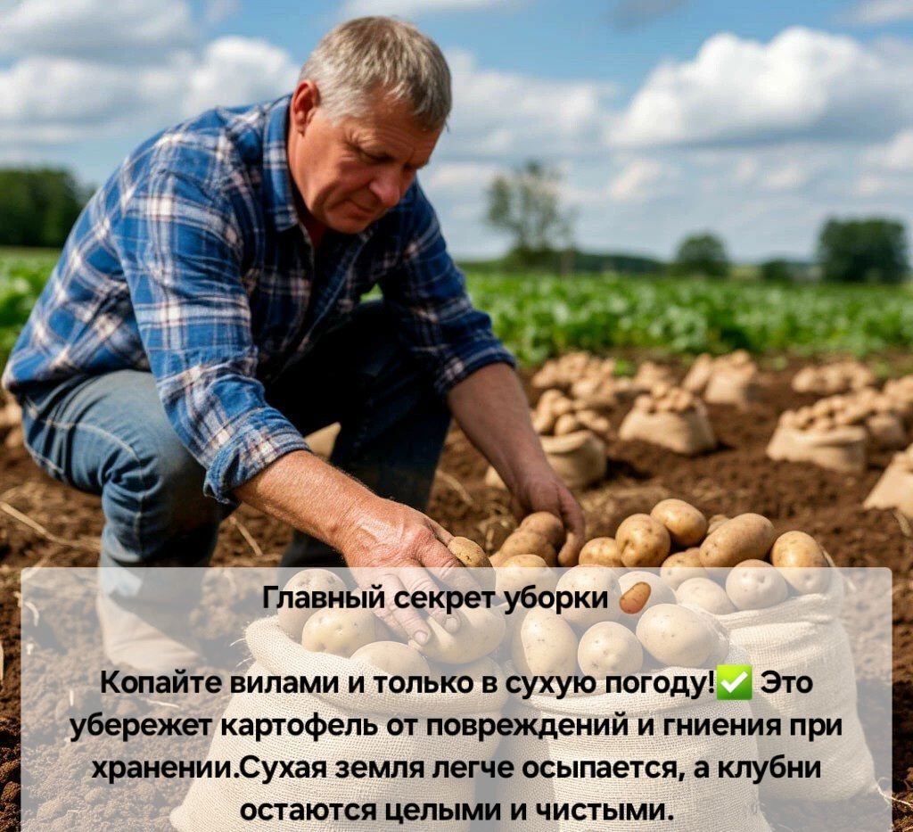 Сентябрь в Ютазинском районе: главные секреты уборки и хранения картофеля!