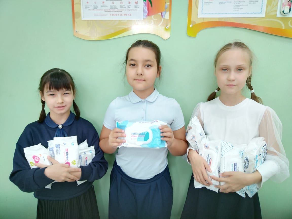Учащиеся Уруссинской школы объединяются для помощи солдатам